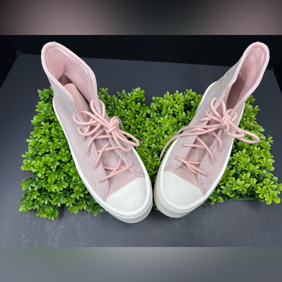 Converse Chuck Taylor All Star Modern Lift "Suede/Pink Sage" Women's  size 5.5 - Picture 2 of 10